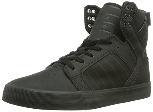 Supra Skytop, Black Satin TUF, Medium 