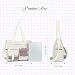 Imagen de Jywmsc Bolso Bandolera Kawaii para Niñas y Mujeres Bolso Escolar de Nailon Bandolera Casual con Alfileres Decorativos Lindos