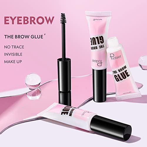 Walulan Clear Eyebrow Setting Gel,Volumizing Brow Gel, Waterproof, Eyebrow Gel, Glued Eyebrow Gel, Long Lasting Styling #TOP3