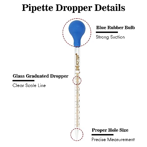 Omoojee 01 3Pcs Glass Pipettes Dropper thumb #2