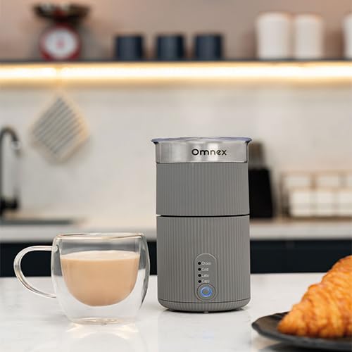 Milcherhitzer Kaffee Swifo Max Milchaufschäumer 350 Ml – 5-in-1 Für Heiße & Kalte Milch, Schokolade & Dampferhitzen – Spülmaschinengeeignet, Einfach & Vielseitig