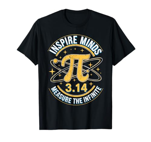 Inspire Mind Funny Math Lover Teacher Kid Junior 3.14 Pi Day T-Shirt