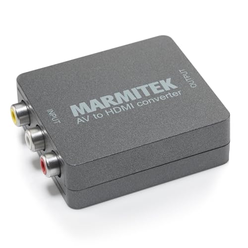 Adaptateur RCA AV vers HDMI Marmitek pour regarder un vieux lecteur DVD