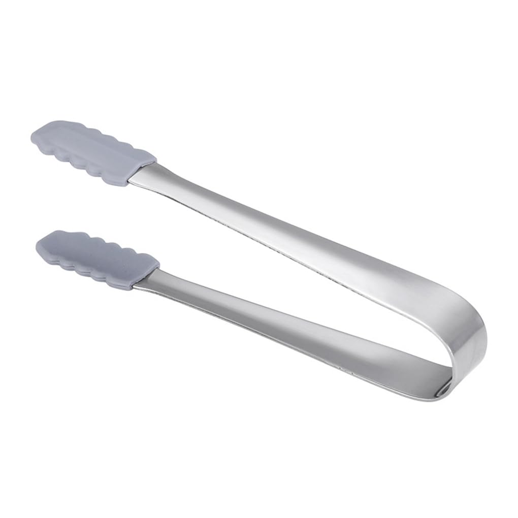 20 Ensemble de Pince de Service Polyvalente en Acier Inoxydable pour Un Service de Cuisine Facile et Pratique, Pince de Cuisine Facile à Nettoyer, Pince à Glace argentée