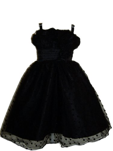 Cinda Damigella d'Onore Nero 9-12 Mesi