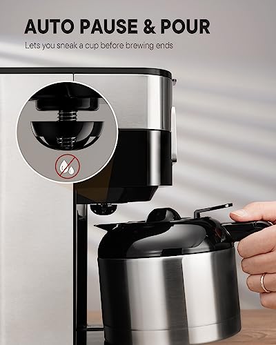 Shardor Coffee Maker Programmable With Thermal Carafe thumb #5