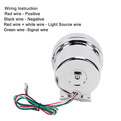 Aramox 0‑8000 Rpm Metal Car Tachometer Tacho Gauge Revolution Meter, 3.75In 7 Color Background Lights For 4/6/8 Cylinder 12V Gasoline‑Powered #TOP2