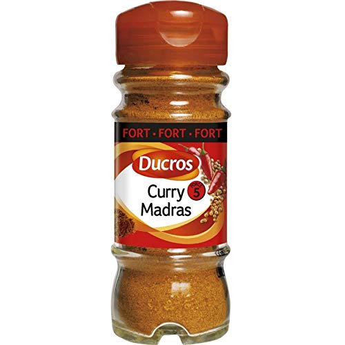 Ducros - Madras Curry Fort No. 5 45G - Pack de 4