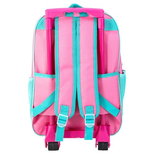 Stitch Deluxe Trolley Backpack Childrens Travel Bag Kids Girls Character Luggage Carrier Suitcase Cabin Bag with Side Mesh Pockets Lilo - Image 5