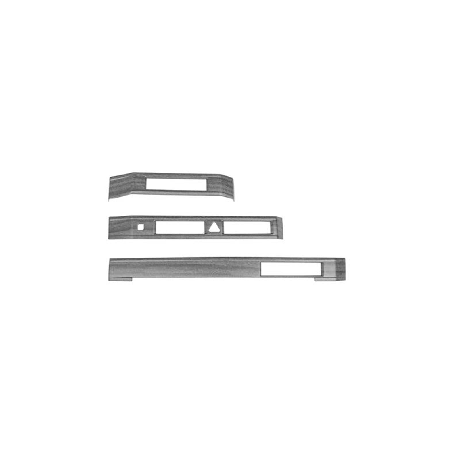 Car Tuning Dashboard Middle Air Conditioner Vent Cover Trim Interior Decor for Kia PV5 2025 2026 LHD Interior Decal Trim(LHD for Wood Grain)
