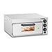 Royal Catering RCPO-2000-1PE Pizzaofen elektrisch 2000W 1 Kammer Pizzabackofen Pizza Ofen Schamotte Schamotteboden