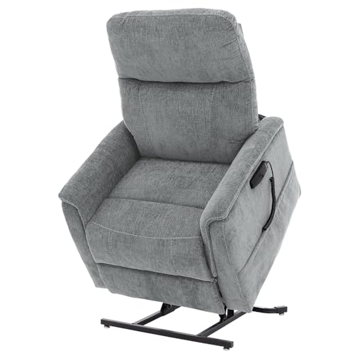 LIVING WELL STORES Pride Sitting Pretty Genesis 3- Position Lift Chair Power Recliner (LC-150) (Sophie Shale, Medium with Curbside Delivery)