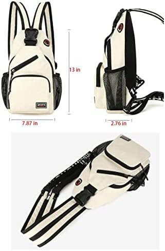 Resioo Sling Backpack for Women Men Crossbody Sling Casual Daypack Outdoor Travel Hiking School Backpack Shoulder Chest Bag 5 Resioo Sling Backpack for Women Men Crossbody Sling Casual Daypack Outdoor Travel Hiking School Backpack Shoulder Chest Bag
