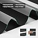 Changshade Custom Size Zebra Blinds for Indoor Window Free-Stop Blackout(85%) Zebra Shades Dual Layer Sheer Shades for Office Home Living Room, Bedroom, Easy Installation，Black-A