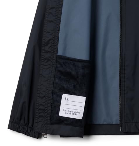 Columbia Youth Boys Glennaker Rain Jacket, 2024 Black, X-Large