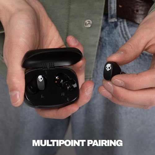 Image of Skullcandy Smokin' Buds 360 Wireless Noise Isolating Earbuds - True Black