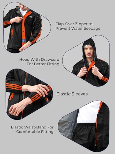 Image of LUX VENUS Reversible Rain Suit for Men.