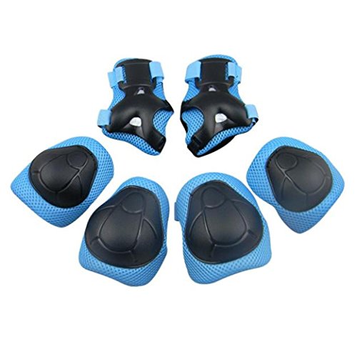 Iusun Kid's Knee Pads Wrist Roller Elbow Blading Blades Palm Pad Guards