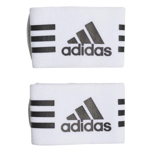 Adidas Ankle Strap - Tobillera elástica, color blanco (White/Black), talla...