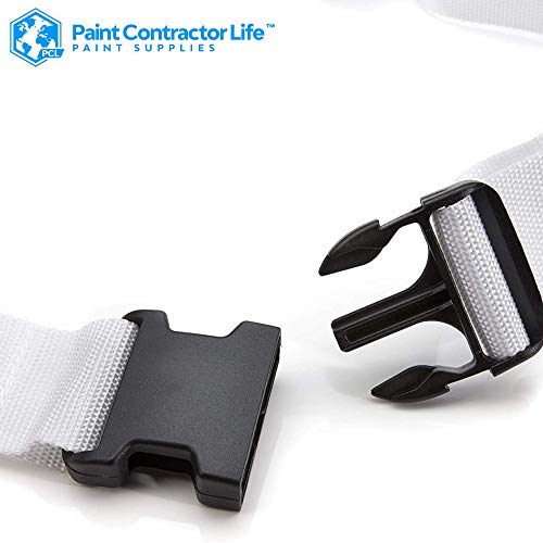 5-Pocket Single Side, Tool Belt & Work Apron For Painters, Small Tool Pouch For Carpenters And Builders - Durable Canvas Garden Tool Belt & Water Proof Waist Apron, Utility Belt Women And Men #TOP3