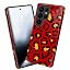 Red and Gold Leopard Print-10-374