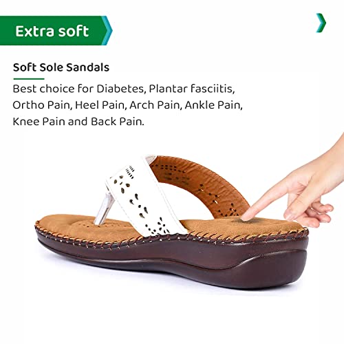 Image of ORTHO JOY Extra Soft Women's Doctor Ortho Slippers /Flip-Flops