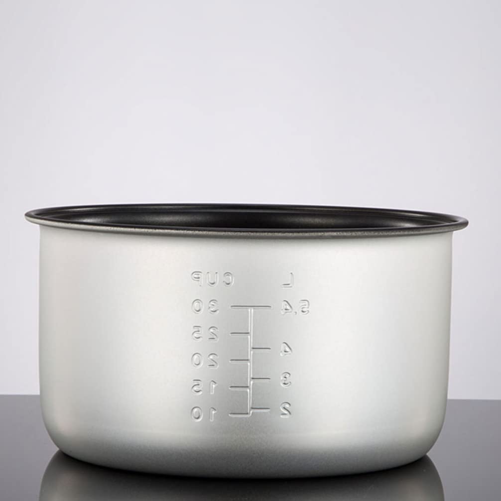 Operitacx Cocina de arroz, recipiente interior de repuesto, antiadherente, olla de arroz, recipiente para olla de arroz, accesorio 4 L