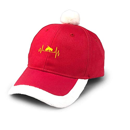 Yaxinduobao Sombrero para el Sol de la Gorra de béisbol del camión Bees Heartbeat Santa Baseball Cap Christmas Hat Party CapsUnisex Classic Baseball Cap Dad Hats