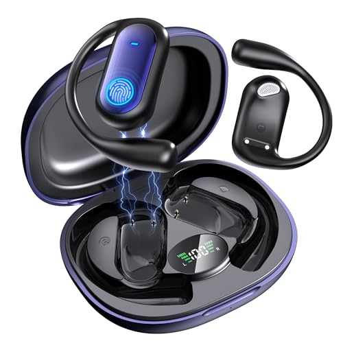 Image of 168 Languages AI Live Translation Earbuds, 4-in-1 Smart Mode Bluetooth 5.4 Touch Screen Earphones Real-Time Headphones Translator, Fit iOS and Android Ideal for Business and Learning, Deep Blue
