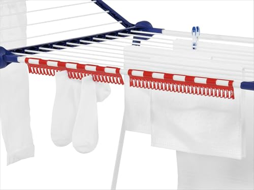 Leifheit Zubehör-Set Pegasus, Zwei Kleinteilehalter Standtrockner, Wäscheständer, Wäschehalter für Socken und Unterwäsche, Kleinteilhalter für mehr Trockenplatz