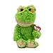 Peluches 6  Cm Ojos Grandes Gorro De Peluche Animal Suave Frode Verde Rana Colección De Muñecas Verdes Niños Y Niñas Regalos De Cumpleaños