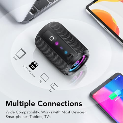 Altavoz Bluetooth Pequeño Portatil TWS e Impermeable IPX7 7