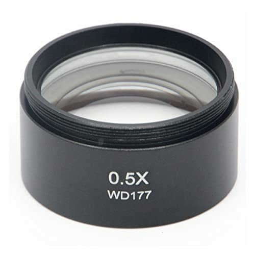 Microscope 0.5X Auxiliary Objective Lens for Stereo Zoom Microscope WD 177mm