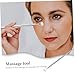 WRITWAA Jade Rolling Eye Massager Tool Portable Facial Massager for Eye Fatigue Relief Enhances Nose Shape Suitable for All Skin Types Made of Natural Jade