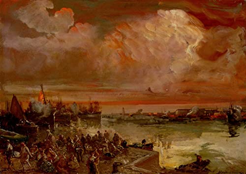 Tableau sur toile Gênes pour créer une ambiance chaleureuse de coucher de soleil