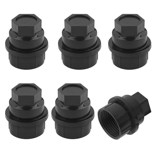 Image of Salior 6PCS Wheel Lug Nut Covers M27x2.0 OEM 15646250,Bolt Covers Caps for Wheel Lug Nuts Protection and Car Decorations,Lug Nut Caps Car Accessories Compatible with Chevrolet GMC Cadillac (6PCS)