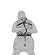 OnundOn Anal Hook Riemenbody Leder Harness Anal Kugeln String Unterwäsche Mit Anal Haken Butt Plug Fetisch Einstellbar für Männer und Frauen (schwarz, Analkugel Ø3.8cm)