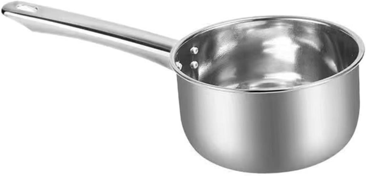 1Pc Stainless Steel Water Ladle with Handle Deep Soup Spoon for Kitchen Cooking Comfortable Grip Design for Serving Soups Sauces