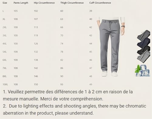 Leenfort Mens Stretch Pants Leenfort Ultra Stretch Quick Drying Unisex Active Joggers for Men Elastic Waist Pants2