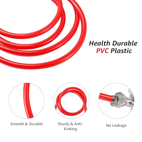 Robinet fût Sankey rouge 3m brassage maison Kegerator Cornelius CO2 - 5