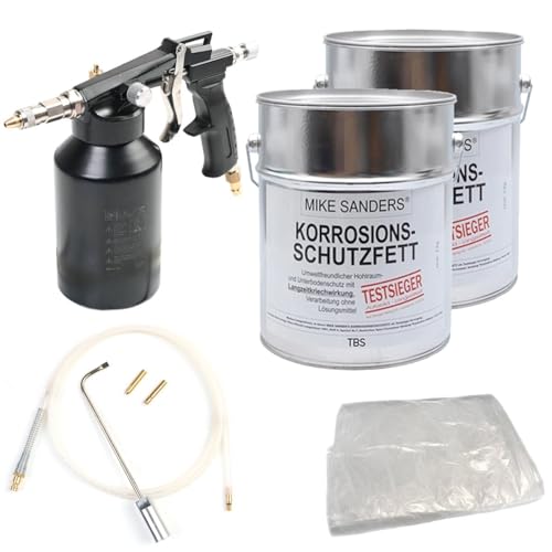 Druckbecherpistole TBS 222 + 2x Mike Sanders 4kg + Folie