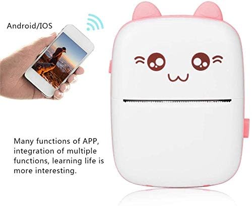 REKTU Mini Printer, Pocket Printer, Wireless Bluetooth Mobile Printer, Thermal Printer for Picture Photo Label MEMO, Paper Printer with USB Cable... - Image 7