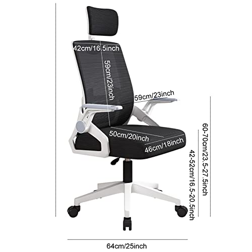 Chaise informatique FLXHSA corrige la posture assise confortable rose à roues - 2