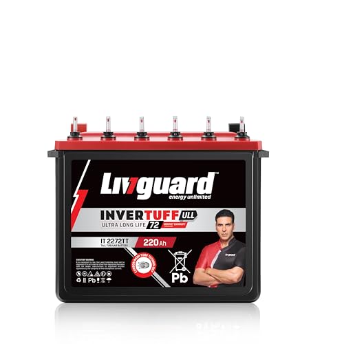 Image of Livguard IT 2272TT |Tall Tubular Inverter Battery |220 Ah |72 Months Warranty | Reliable Backup for Home, Office and Shop