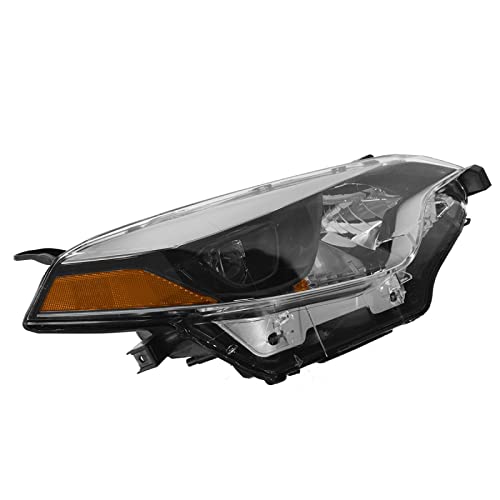 Image of TRQ Passenger Side Headlight Assembly Compatible with 2014-2016 Toyota Corolla TO2503216