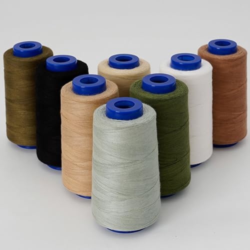 Fil en polyester grand métrage pour machine à coudre avec 4 bobines de 1000m - 6