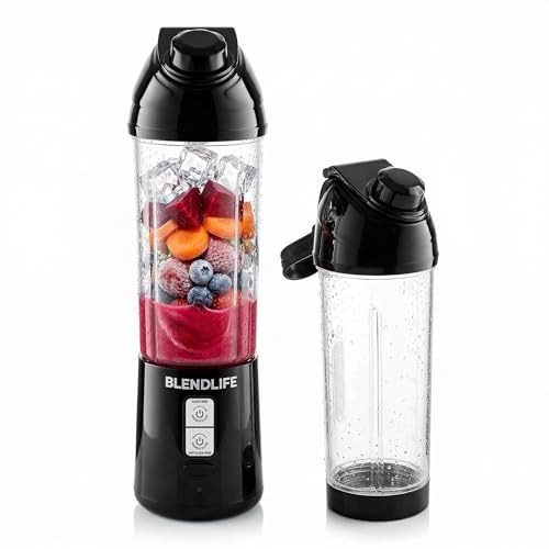 BlendLife BLAZE Portable Blender, Real Mixer Power, Made in Bhara...