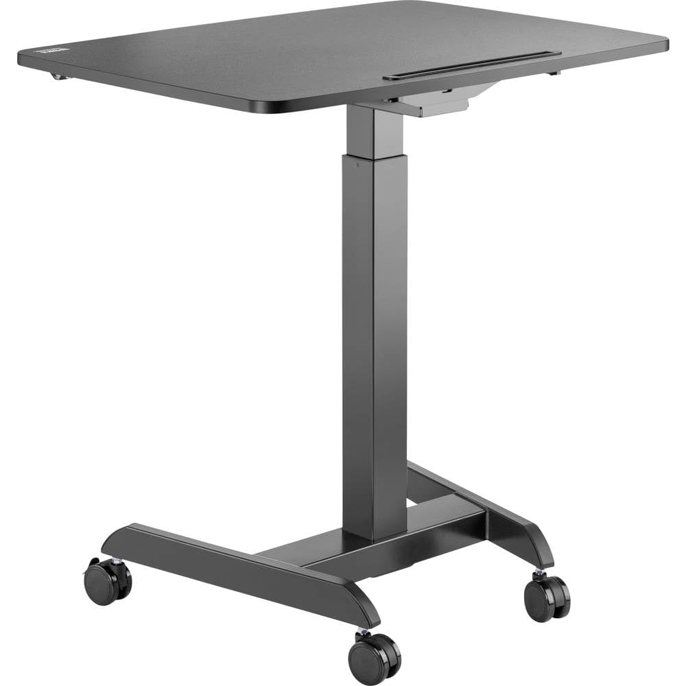 Speaka Höhenverstellbarer Stehtisch Professional SP-SSW-30 780-1280mm (BxT) 600mm x 800mm Schwarz