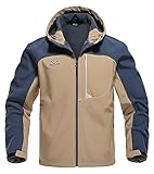 ✓Anpassbare Passform --- Elastischer Kordelzug und Bündchen mit Haken und Schlaufen helfen dabei, die eng anliegende Passform der Jacke anzupassen und die Wärme einzuschließen.