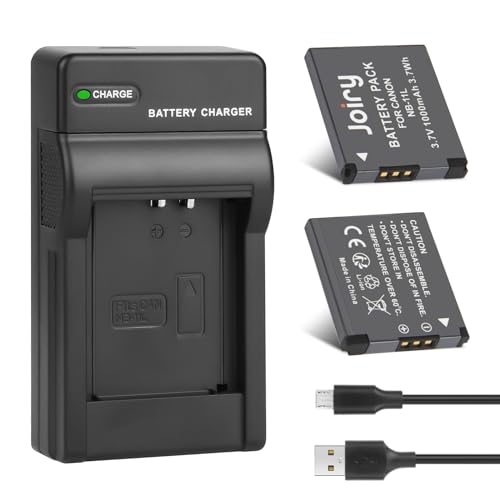 Joiry 2X NB-11L Batteria di Ricambio per Canon PowerShot A2300 A2400 A2500 A2600 A3400 A3500 A4000, ELPH 110 115 130 320 340 HS, IXUS 265 132D 140 155 150 145